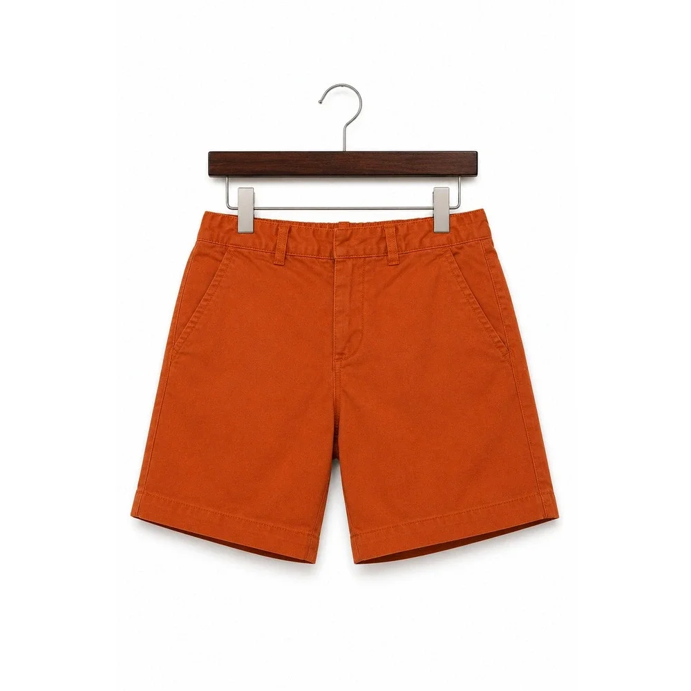 Gap‎ Boys Shorts Size 3 Preppy Classic Chinos Solid Orange